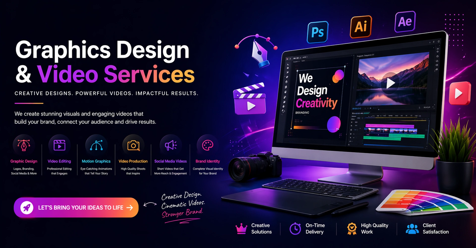 YuluWeb graphics and video banner