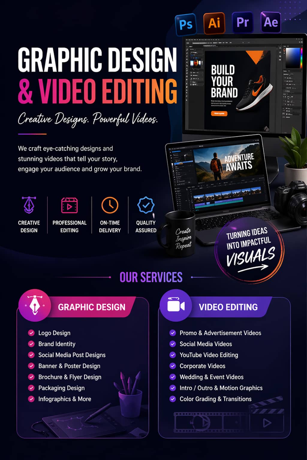 YuluWeb graphics and video services banner